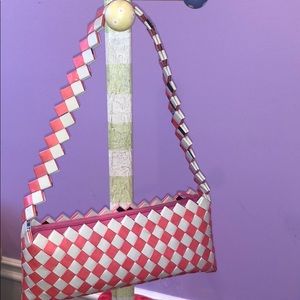 Purse made out of recycled plastic